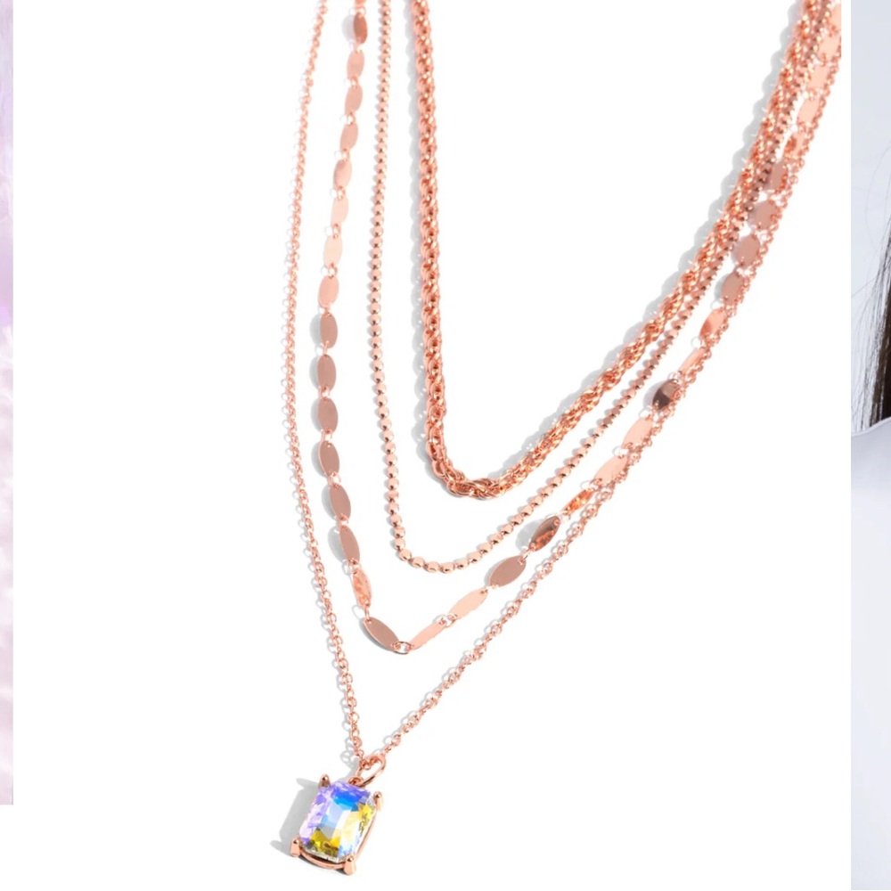 🧡⬜️🧡 “PARTNERSHIP PROMISE” COPPER NECKLACE WITH FREE MATCHING EARRINGS❗️🧡⬜️🧡 - Picture 2 of 5